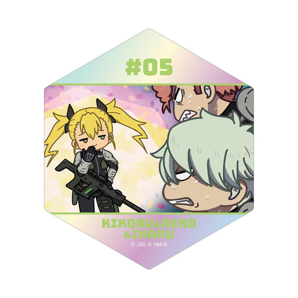 『怪獣8号』四ノ宮キコル&市川レノ&古橋伊春 ゆるコマ オーロラステッカー