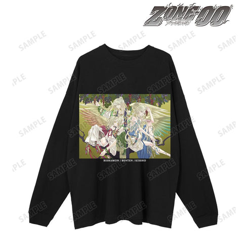 『ZONE-00』毘沙門&弁天&吉祥 BIGシルエットロングTシャツユニセックス