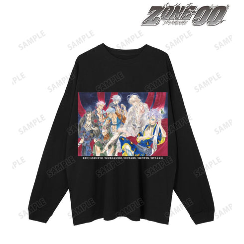 『ZONE-00』黒薔薇憐児&千両&叢雲&風螢&弁天&白狐 BIGシルエットロングTシャツユニセックス