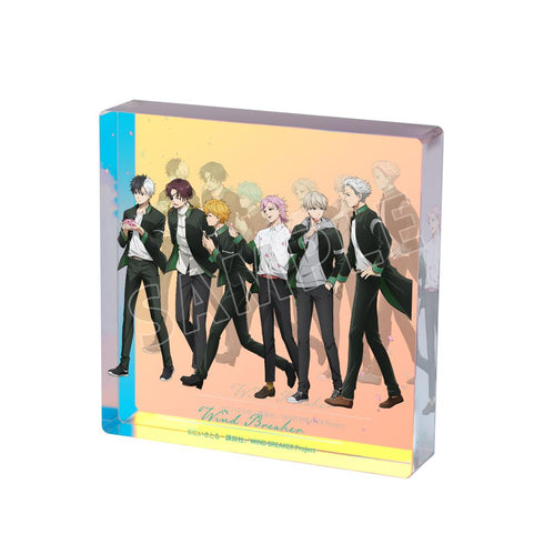 『WIND BREAKER』描き下ろし 集合 春の歩みver. オーロラアクリルブロック
