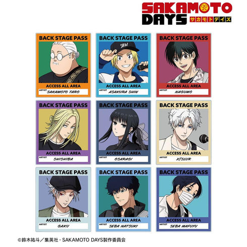 『SAKAMOTO DAYS』描き下ろし ロックバンドver. トレーディングバックステージパス風アクリルカード(単位/BOX)【202606再販】