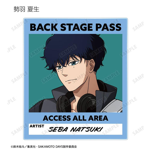 『SAKAMOTO DAYS』描き下ろし ロックバンドver. トレーディングバックステージパス風アクリルカード(単位/BOX)【202606再販】
