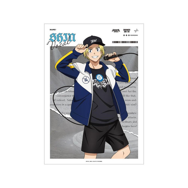 『SAKAMOTO DAYS』描き下ろし 朝倉 シン ロックバンドver. A3マット加工ポスター【202606再販】