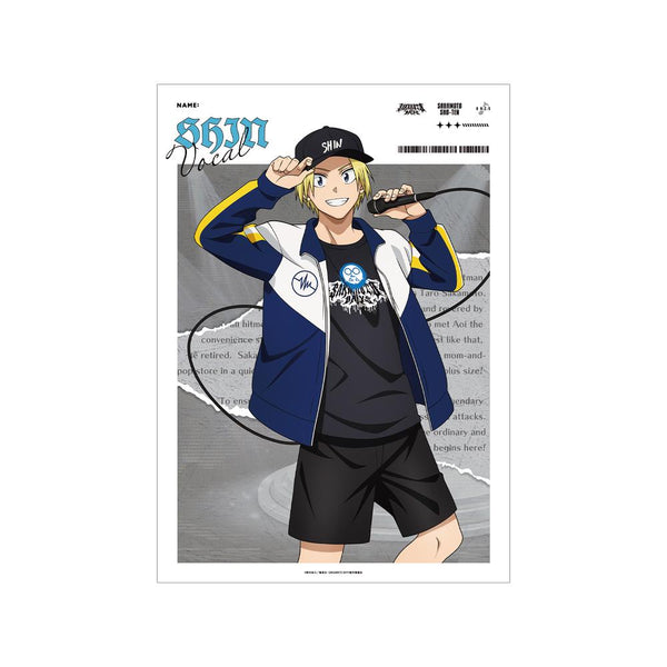 『SAKAMOTO DAYS』描き下ろし 朝倉 シン ロックバンドver. A3マット加工ポスター
