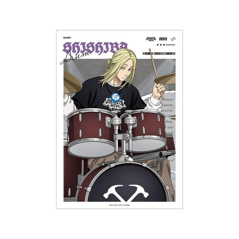 『SAKAMOTO DAYS』描き下ろし 神々廻 ロックバンドver. A3マット加工ポスター【202606再販】
