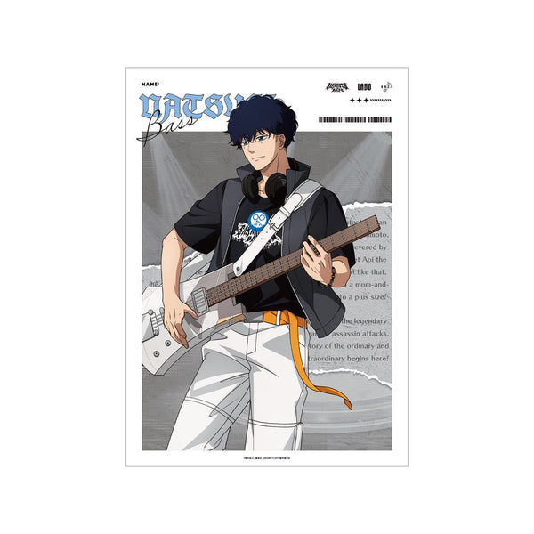 『SAKAMOTO DAYS』描き下ろし 勢羽 夏生 ロックバンドver. A3マット加工ポスター