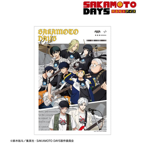 『SAKAMOTO DAYS』描き下ろし 集合 ロックバンドver. A3マット加工ポスター【202606再販】