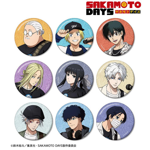 『SAKAMOTO DAYS』描き下ろし ロックバンドver. トレーディンググリッター缶バッジ(単位/BOX)