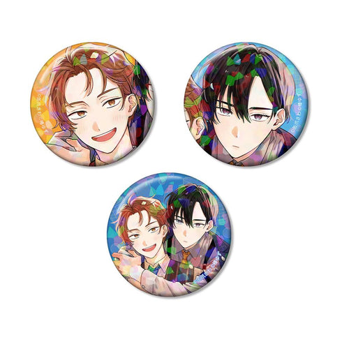 『みなと商事コインランドリー』A:code ホログラム缶バッジ3個セット