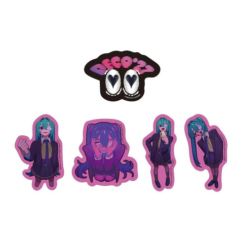 《DECO*27 feat. 初音未來 EXHIBITION Produced by DECO*27 / OTOIRO》監聽版 模切貼紙5枚組