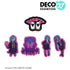 《DECO*27 feat. 初音未來 EXHIBITION Produced by DECO*27 / OTOIRO》監聽版 模切貼紙5枚組