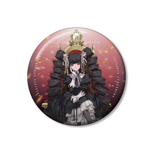 『ダンガンロンパシリーズ』およさんイラスト セレスティア・ルーデンベルク 玉座ver. 100mm缶バッジ