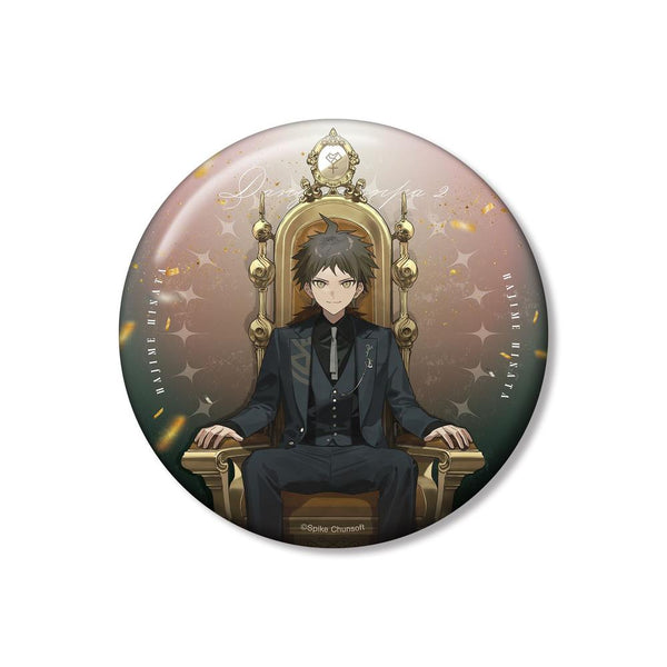 『ダンガンロンパシリーズ』およさんイラスト 日向創 玉座ver. 100mm缶バッジ