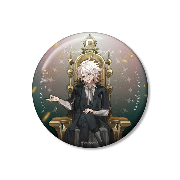 『ダンガンロンパシリーズ』およさんイラスト 狛枝凪斗 玉座ver. 100mm缶バッジ