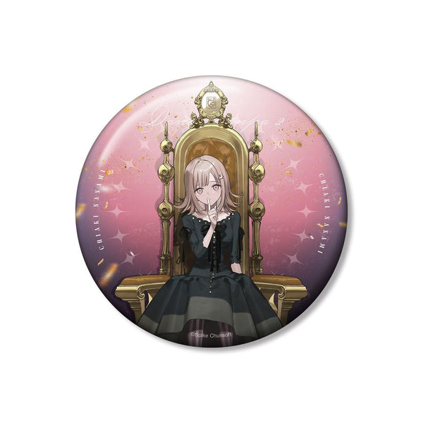 『ダンガンロンパシリーズ』およさんイラスト 七海千秋 玉座ver. 100mm缶バッジ