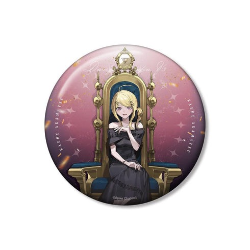 『ダンガンロンパシリーズ』およさんイラスト 赤松楓 玉座ver. 100mm缶バッジ