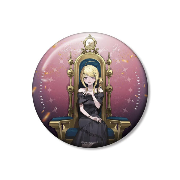 『ダンガンロンパシリーズ』およさんイラスト 赤松楓 玉座ver. 100mm缶バッジ