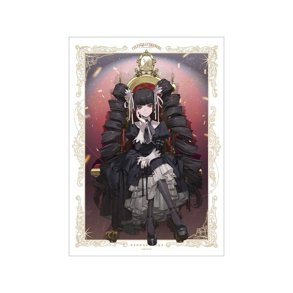『ダンガンロンパシリーズ』およさんイラスト セレスティア・ルーデンベルク 玉座ver. A3マット加工ポスター【202608再販】