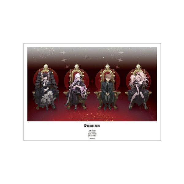 『ダンガンロンパシリーズ』およさんイラスト 集合 A 玉座ver. A3マット加工ポスター