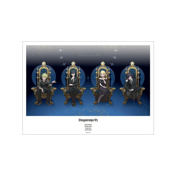 『ダンガンロンパシリーズ』およさんイラスト 集合 C 玉座ver. A3マット加工ポスター