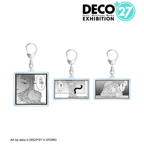《DECO*27 feat.初音未来 EXHIBITION Produced by DECO*27 / OTOIRO》少女解剖 亚克力钥匙扣3件套