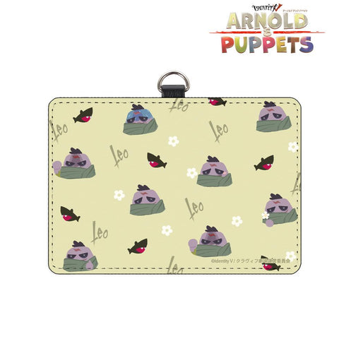 『ARNOLD&PUPPETS』パペットレオ ネックストラップ付き2ポケットパスケース