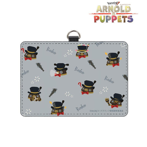 『ARNOLD&PUPPETS』パペットボンボン ネックストラップ付き2ポケットパスケース