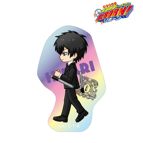 『家庭教師ヒットマンREBORN!』雲雀 恭弥(10年後) ちびとこ オーロラダイカットステッカー