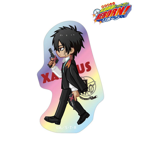 『家庭教師ヒットマンREBORN!』XANXUS(10年後) ちびとこ オーロラダイカットステッカー