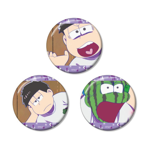 『おそ松さん』一松 場面写缶バッジ3個セット