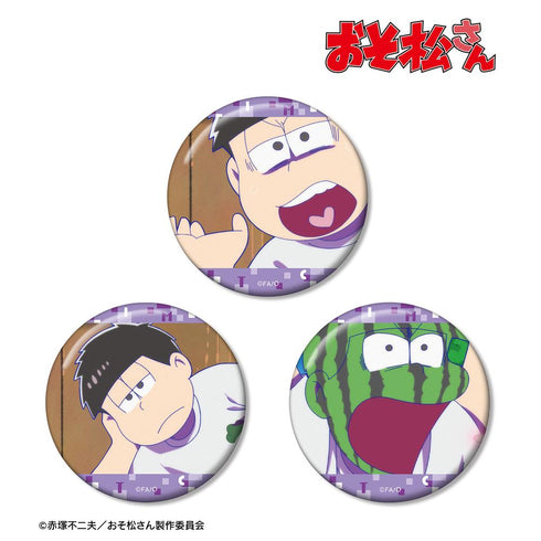 『おそ松さん』一松 場面写缶バッジ3個セット