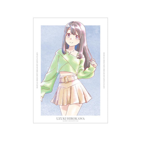『青春ブタ野郎はサンタクロースの夢を見ない』広川卯月 Ani-Art aqua label A3マット加工ポスター