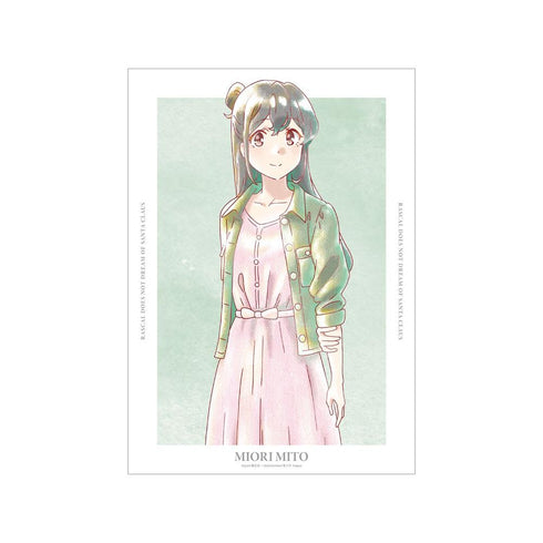 『青春ブタ野郎はサンタクロースの夢を見ない』美東美織 Ani-Art aqua label A3マット加工ポスター【202604再販】