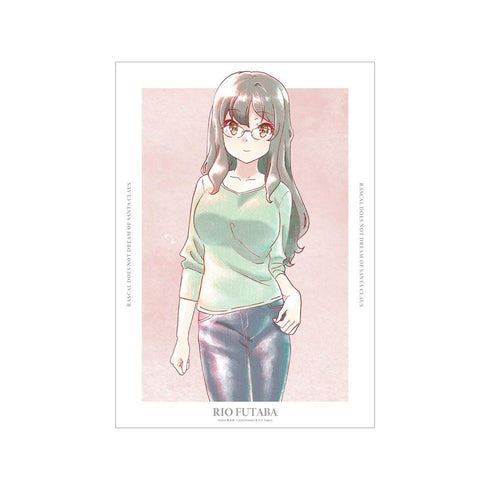『青春ブタ野郎はサンタクロースの夢を見ない』双葉理央 Ani-Art aqua label A3マット加工ポスター【202604再販】