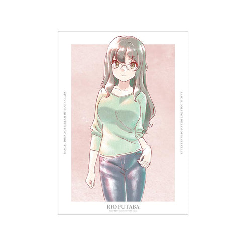 『青春ブタ野郎はサンタクロースの夢を見ない』双葉理央 Ani-Art aqua label A3マット加工ポスター