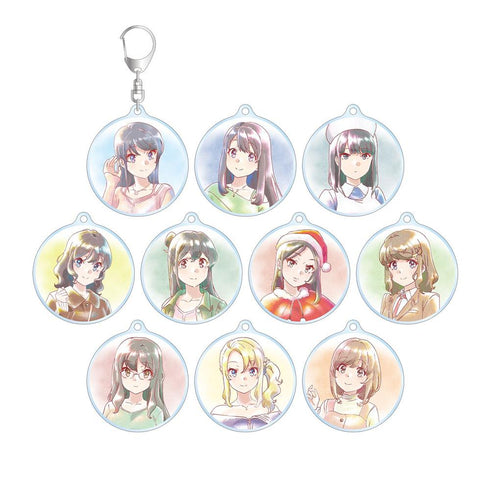 《青春豬頭男不會做聖誕老人的夢》Ani-Art aqua label 亞克力鑰匙圈(單位/盒)【202604再版】