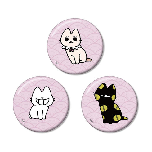 『ねこようかい』缶バッジ3個セット ver.C