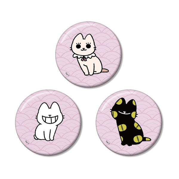 『ねこようかい』缶バッジ3個セット ver.C