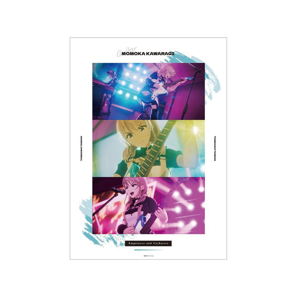 『ガールズバンドクライ』河原木 桃香 場面写A3マット加工ポスター