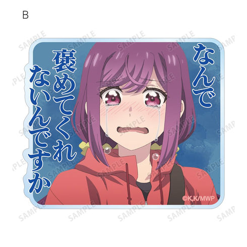 『笑顔のたえない職場です。』トレーディングメッセージ付きアクリルコースター(単位/BOX)