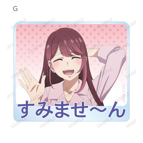 『笑顔のたえない職場です。』トレーディングメッセージ付きアクリルコースター(単位/BOX)
