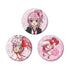 『しゅごキャラ!』日奈森 あむ&アミュレットハート&ラン グリッター缶バッジ3個セット