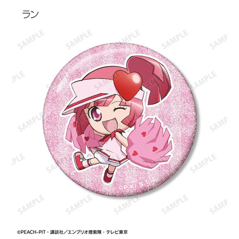 『しゅごキャラ!』日奈森 あむ&アミュレットハート&ラン グリッター缶バッジ3個セット