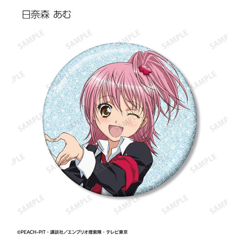 『しゅごキャラ!』日奈森 あむ&アミュレットスペード&ミキ グリッター缶バッジ3個セット