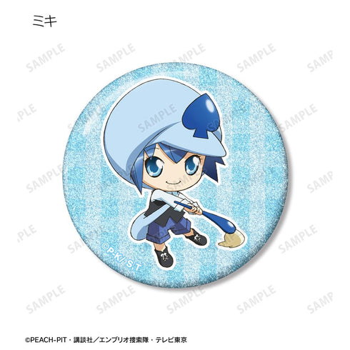 『しゅごキャラ!』日奈森 あむ&アミュレットスペード&ミキ グリッター缶バッジ3個セット