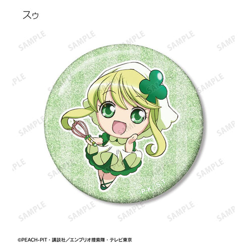 『しゅごキャラ!』日奈森 あむ&アミュレットクローバー&スゥ グリッター缶バッジ3個セット