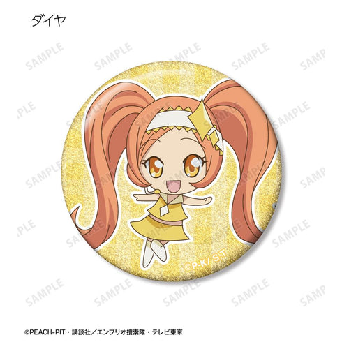 『しゅごキャラ!』日奈森 あむ&アミュレットダイヤ&ダイヤ グリッター缶バッジ3個セット
