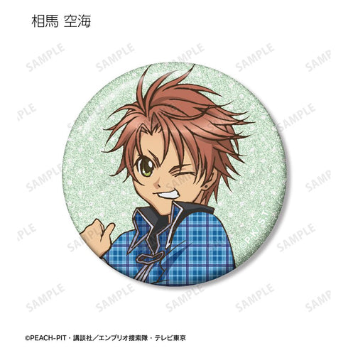 『しゅごキャラ!』相馬 空海&スカイジャック&ダイチ グリッター缶バッジ3個セット