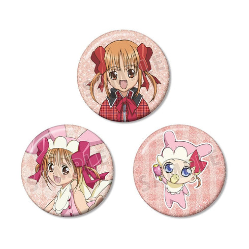 『しゅごキャラ!』結木 やや&ディアベイビー&ペペ グリッター缶バッジ3個セット