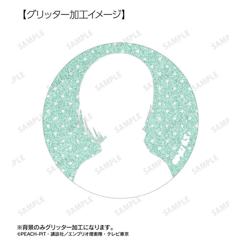 『しゅごキャラ!』三条 海里&サムライソウル&ムサシ グリッター缶バッジ3個セット